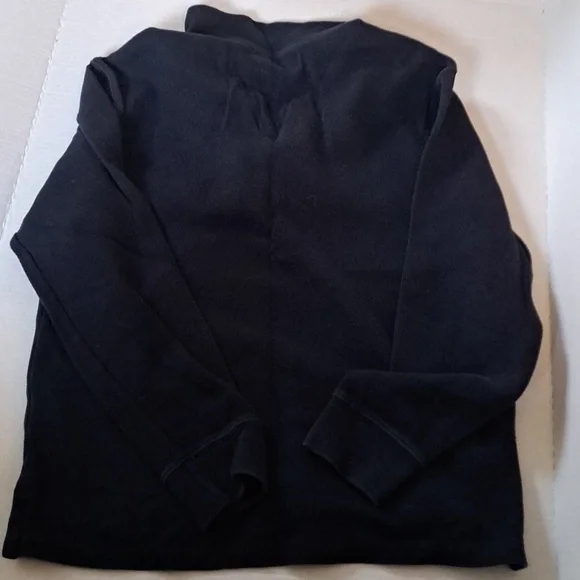 POLO RALPH LAUREN Navy Blue 1/4 Zip 100% Cotton Size M Sweater - Picture 5 of 8